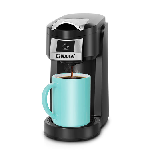 CHULUX Classic Single Serve Coffee Maker for K Cup, QF-CM802, Black