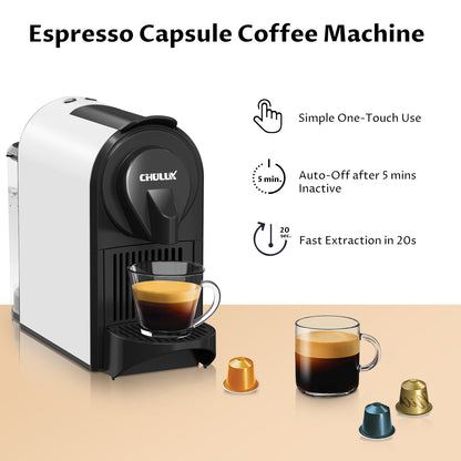 CHULUX Bafèstro Espresso Machine for Nespresso Original Pod, 1400W