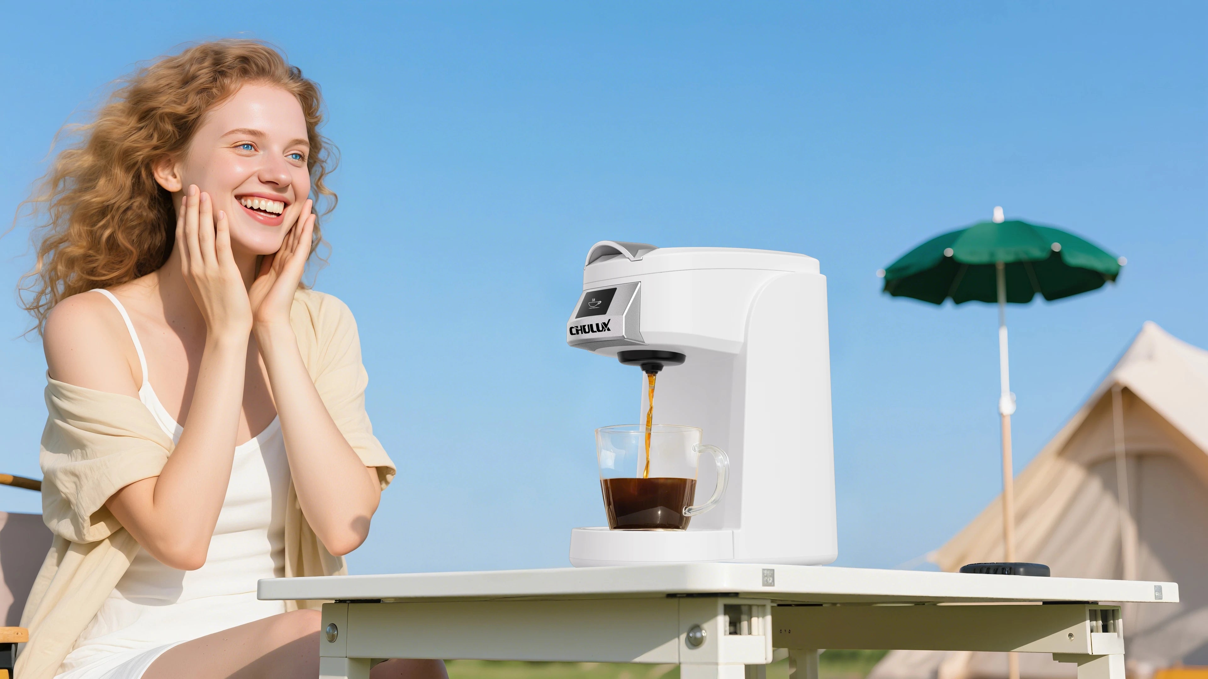 CHULUX personal k cup coffee maker