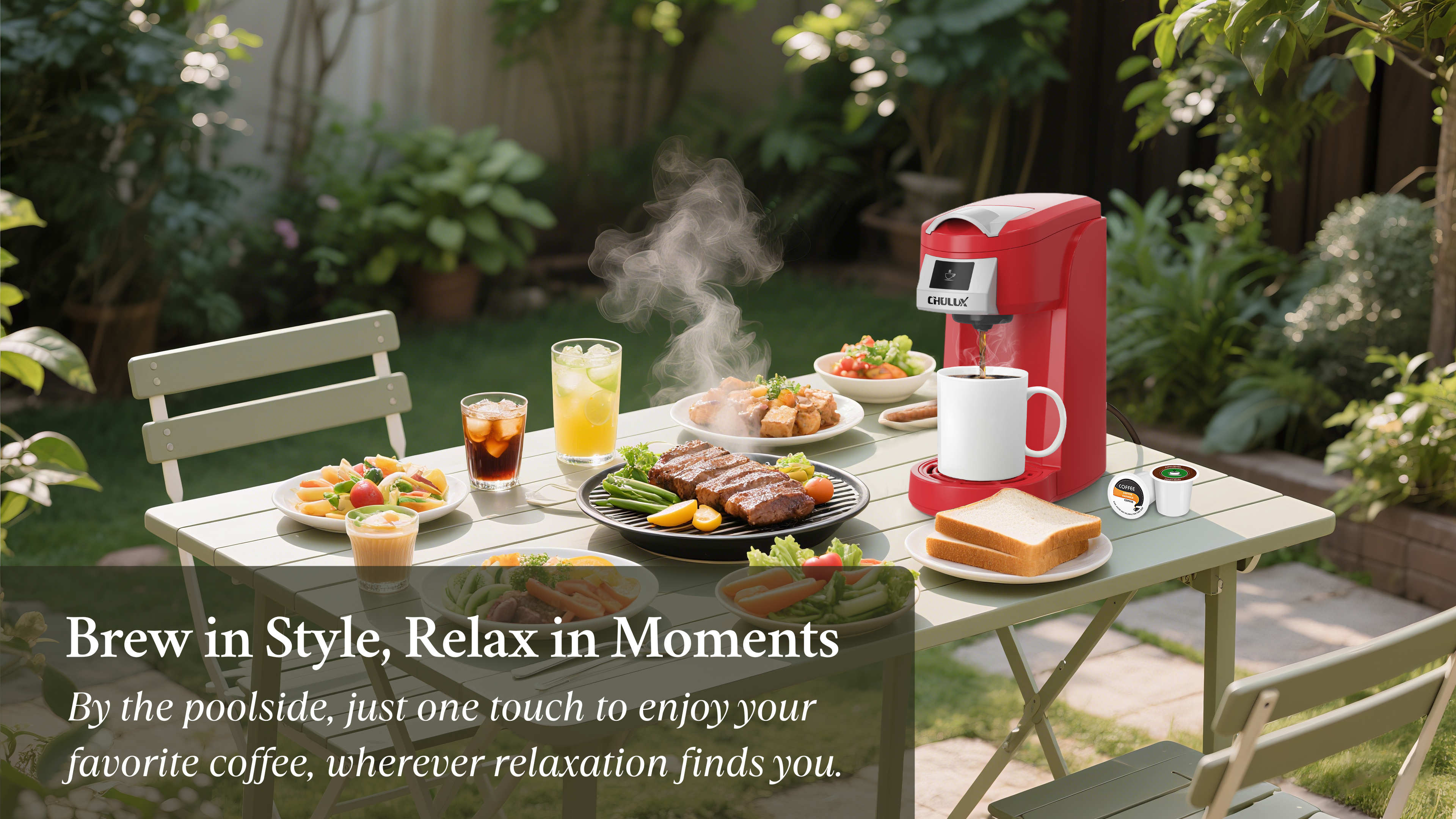 CHULUX single coffee maker k cup