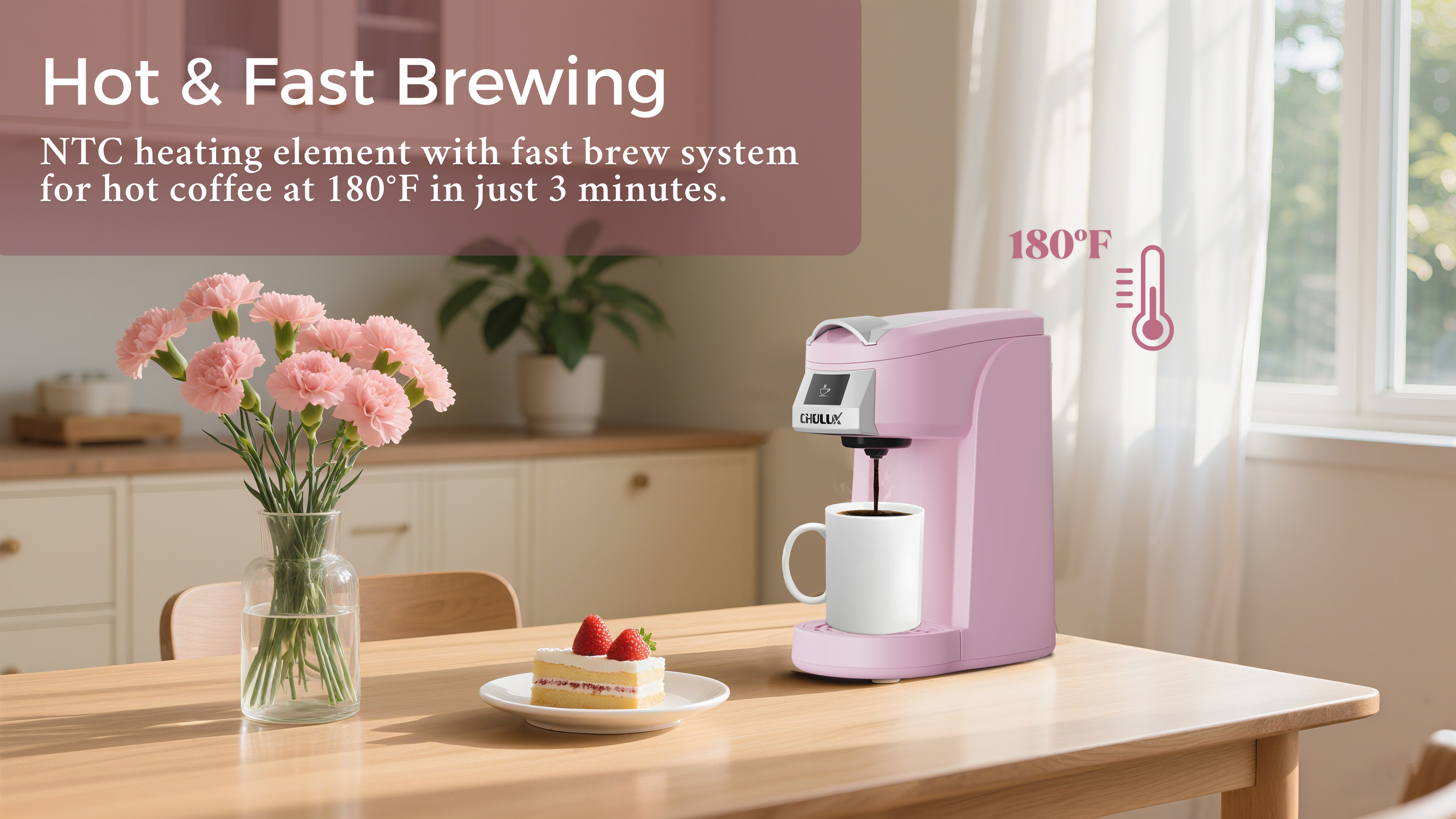 CHULUX individual coffee maker k cup