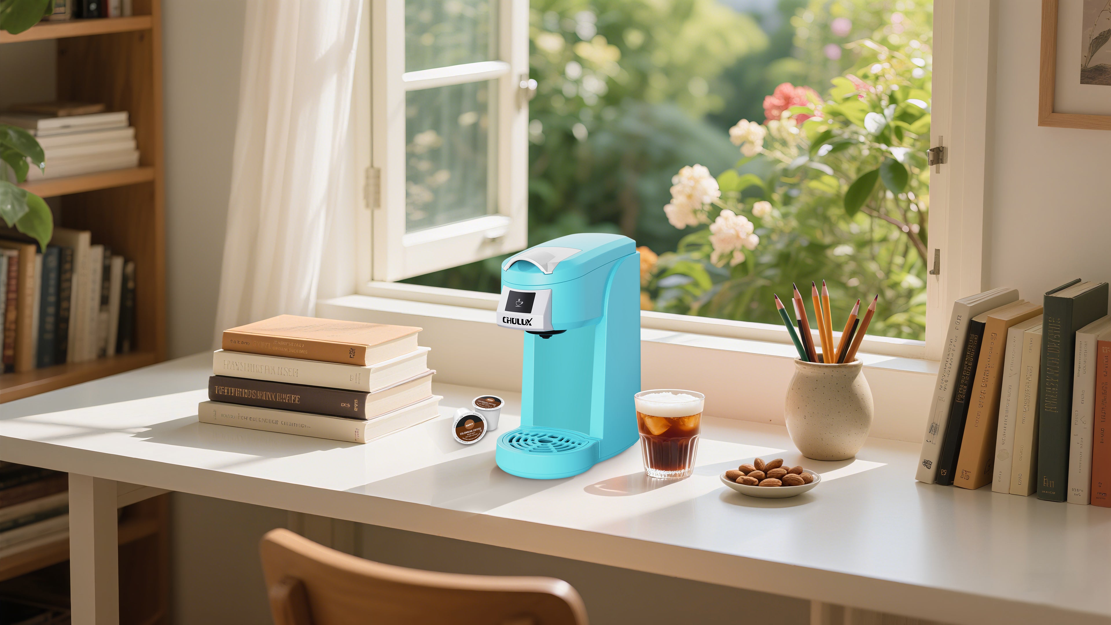 CHULUX k cup coffee machine mini