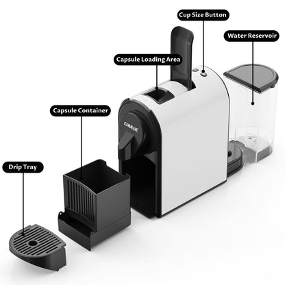 CHULUX Bafèstro Espresso Machine for Nespresso Original Pod, 1400W